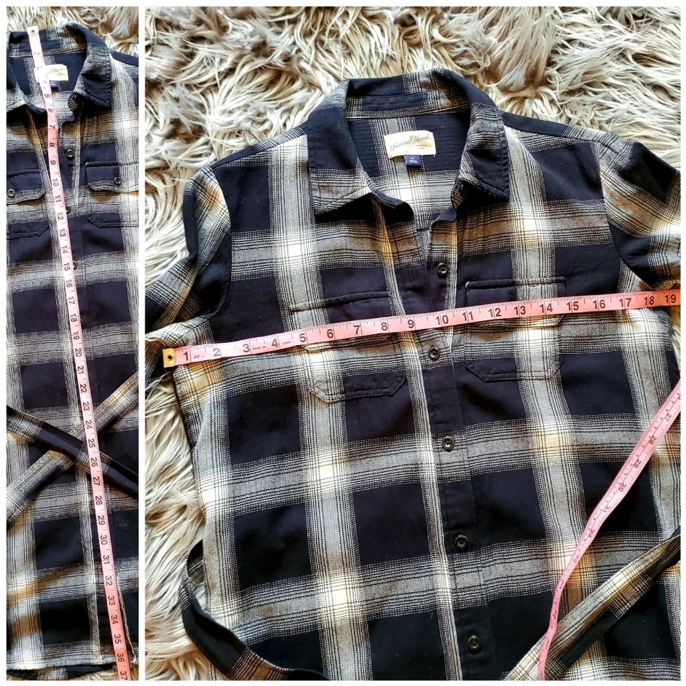 Universal Threads Plaid Shirt-dress, XS - Picture 3 of 7